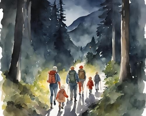 Randonnée nocture sur les hauteurs de La Tzoumaz