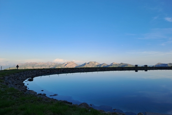 Sonnenaufgang am Jakobshorn