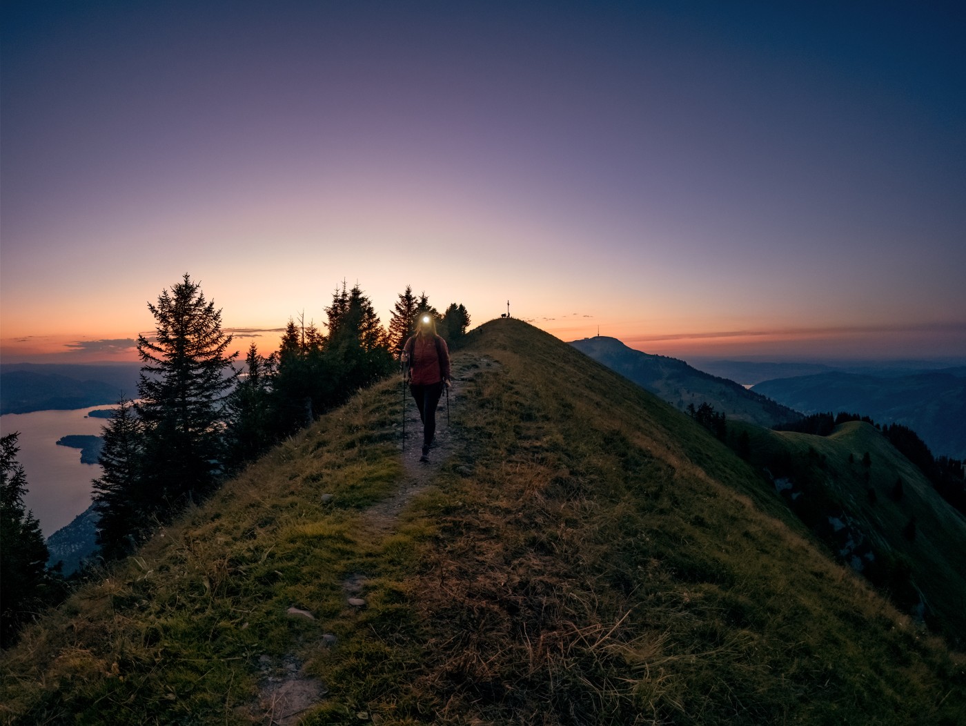 Notte escursionistica svizzera